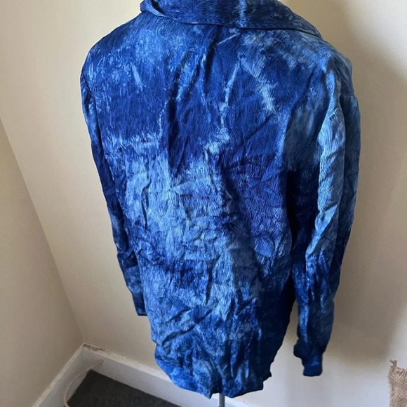 Raquel Allegra Tie Dye Blazer Jacket, size 3 or Large - Picture 3 of 7